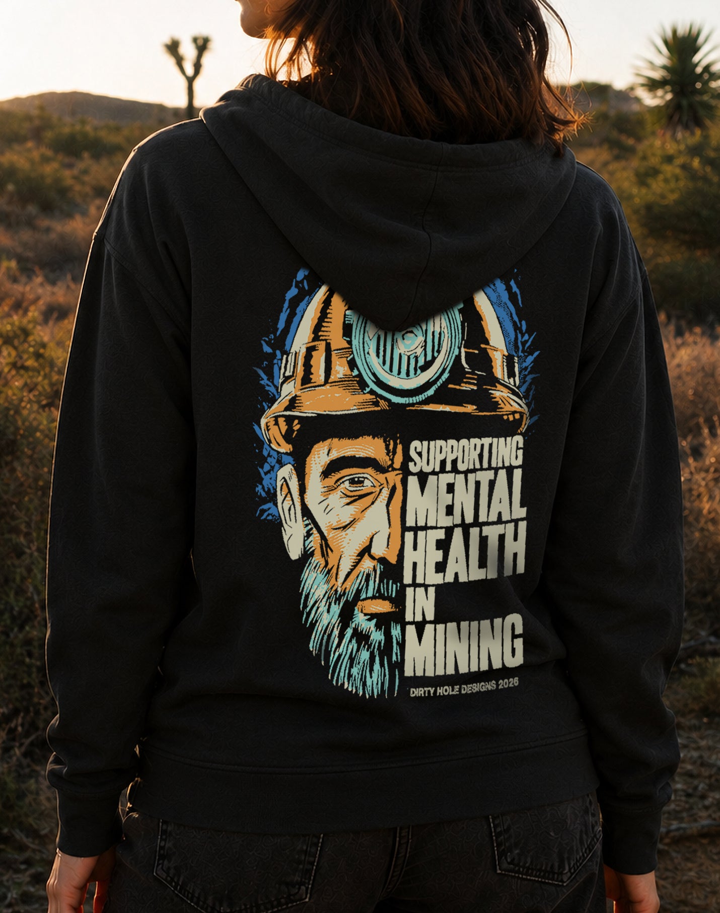Ladies Blue Campaign Hoodie