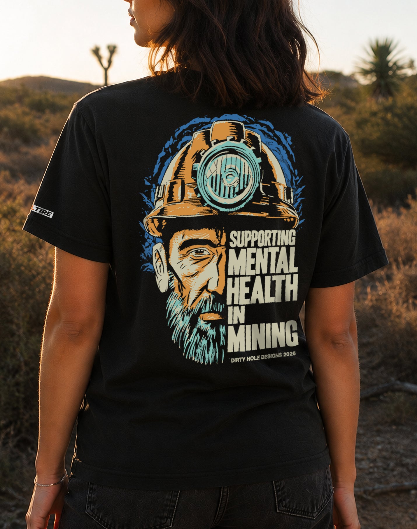 Ladies Blue Campaign Tee