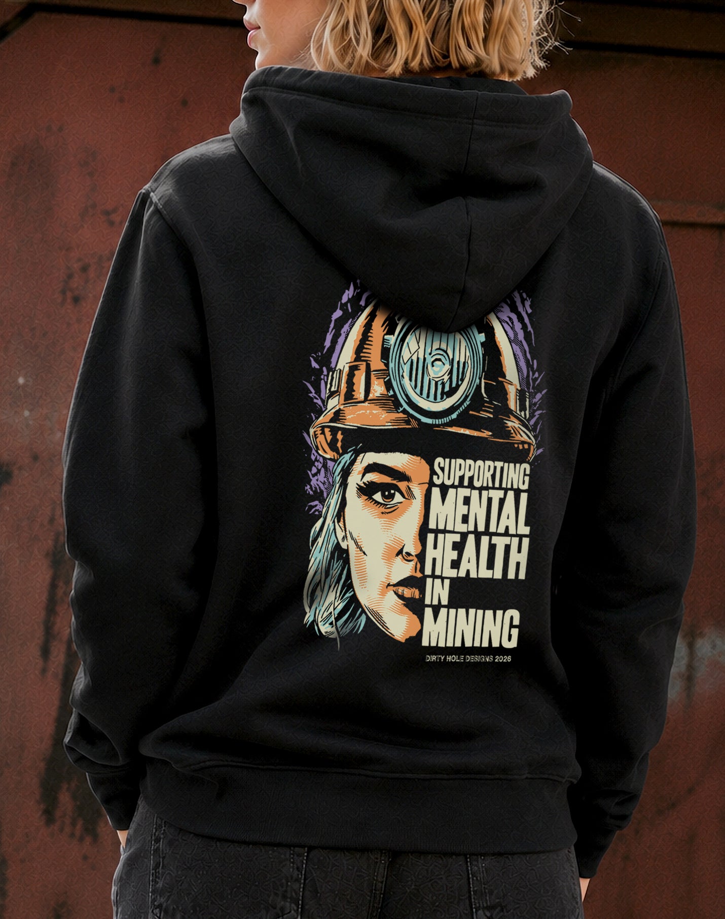 Ladies Purple Campaign Hoodie
