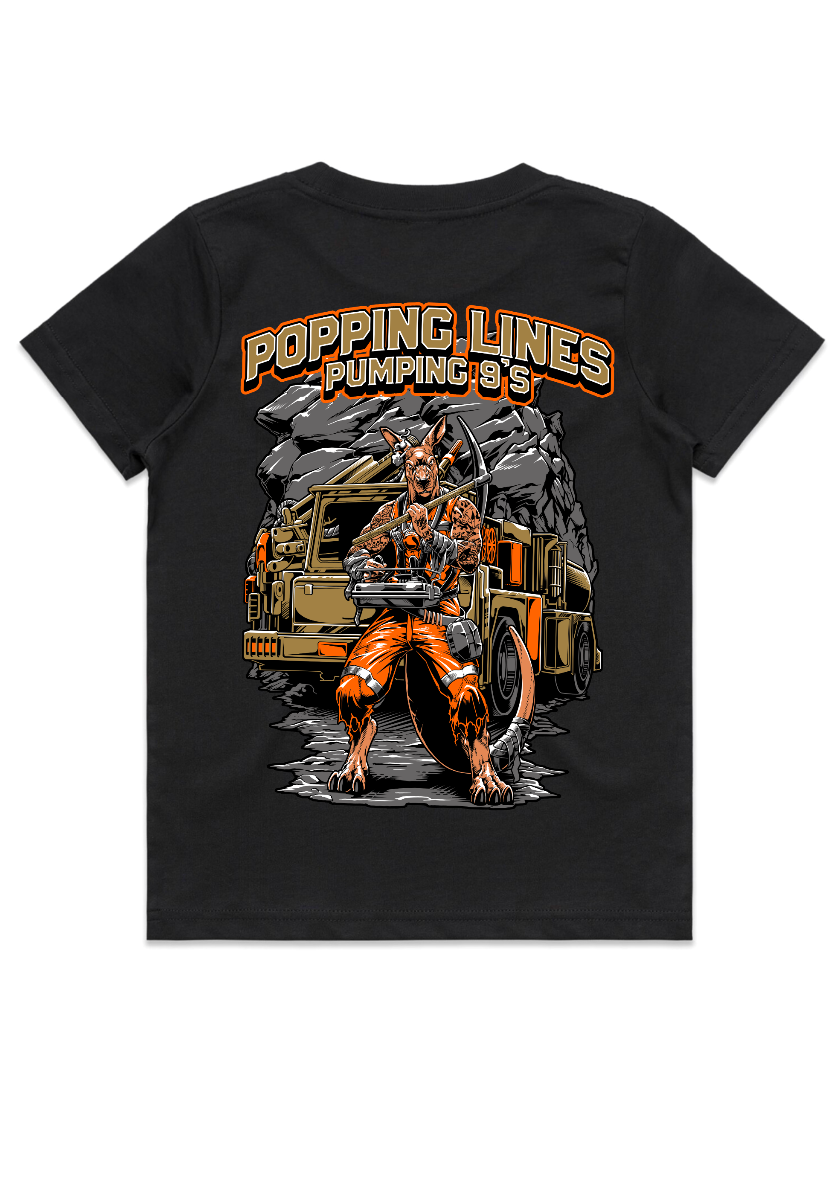 Popping Lines Mens Tee