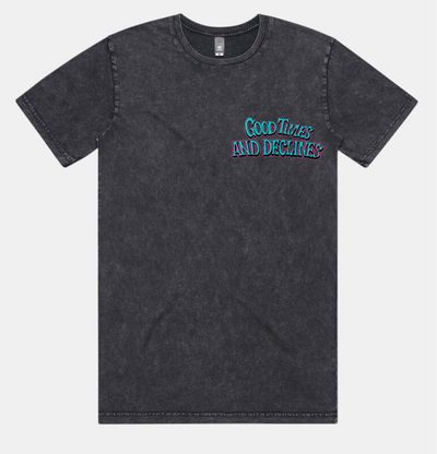 Good Times and Declines 3.0 men’s stone wash tee