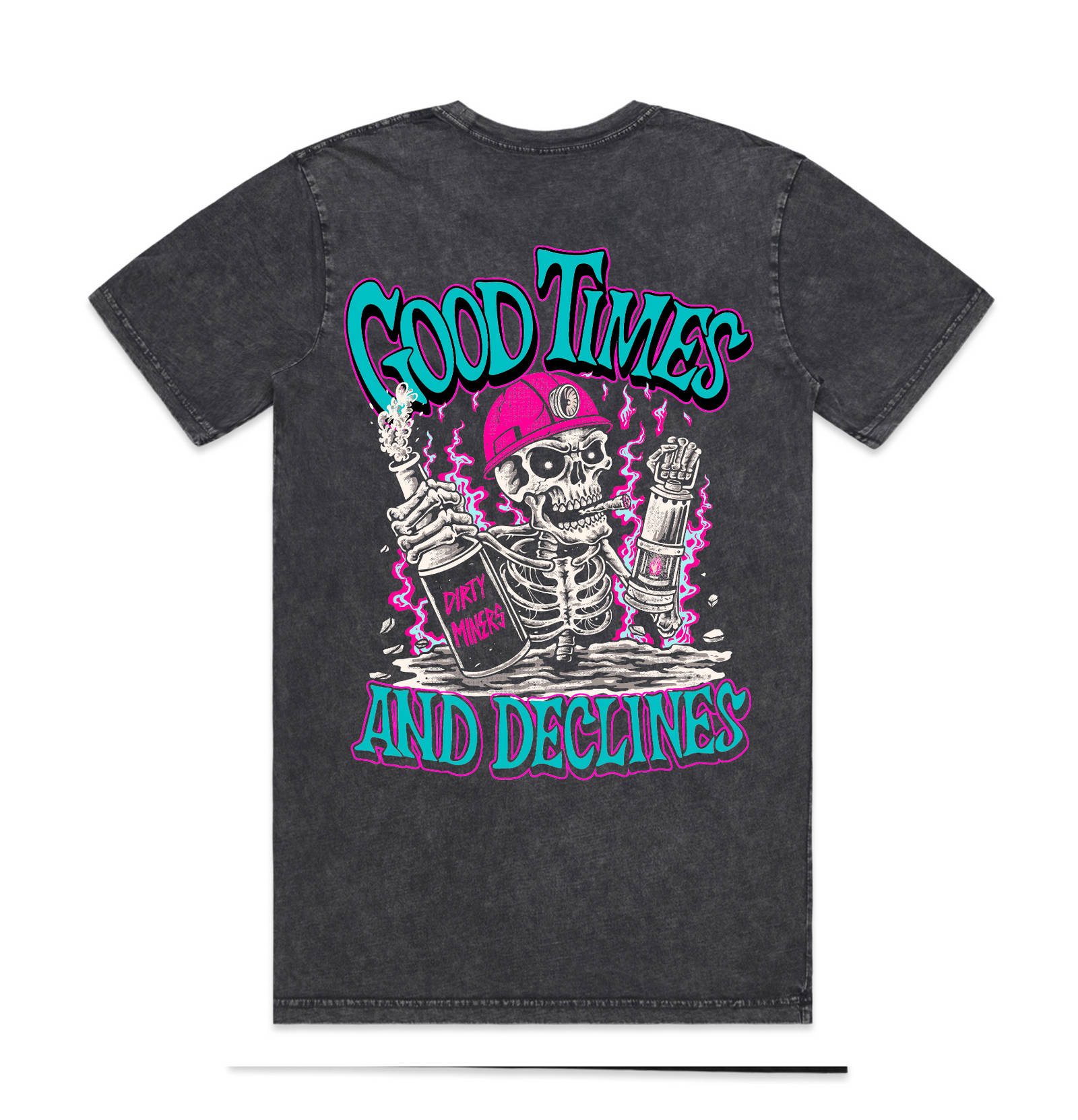 Good Times and Declines 3.0 men’s stone wash tee