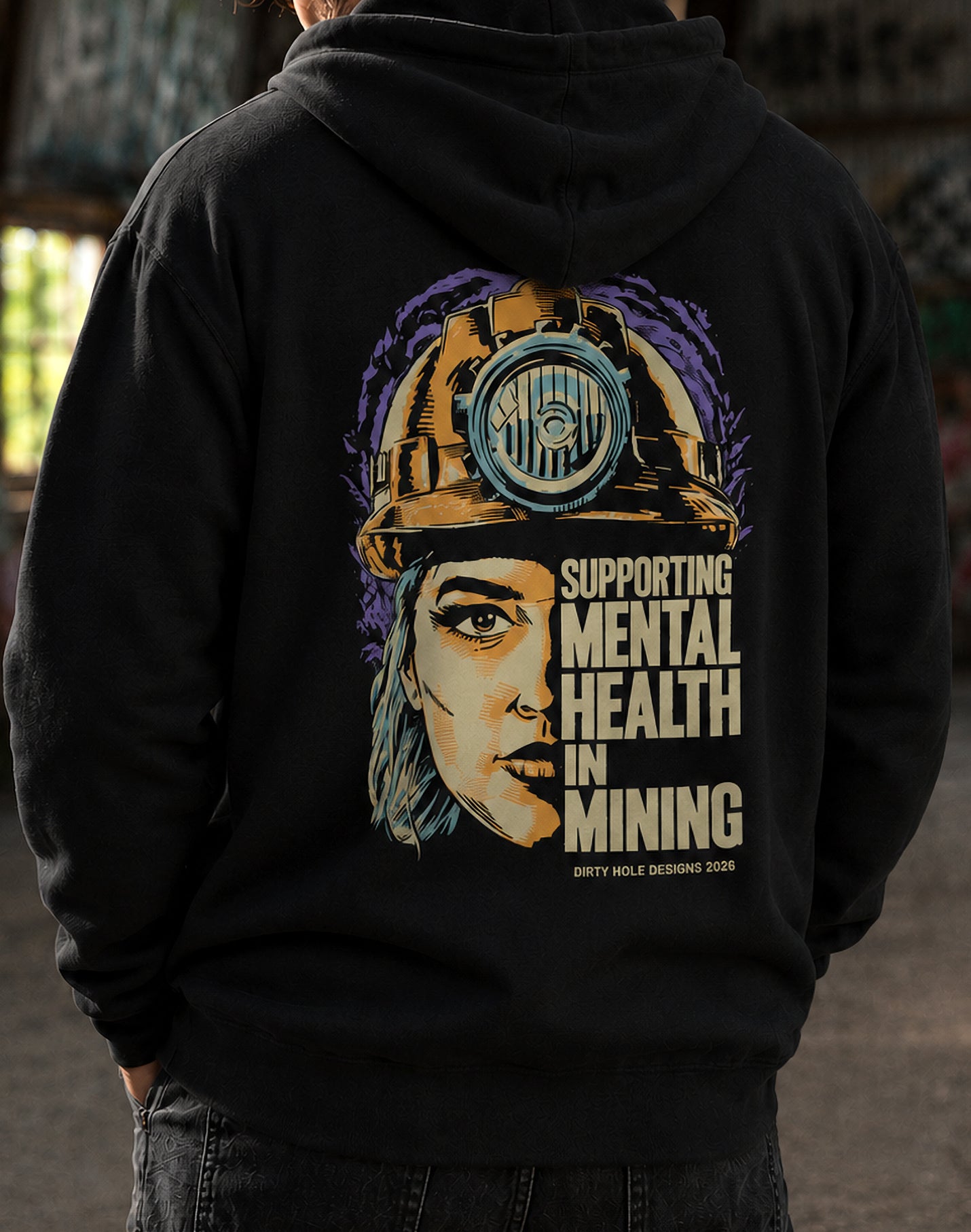 Men's Purple Campaign Hoodie
