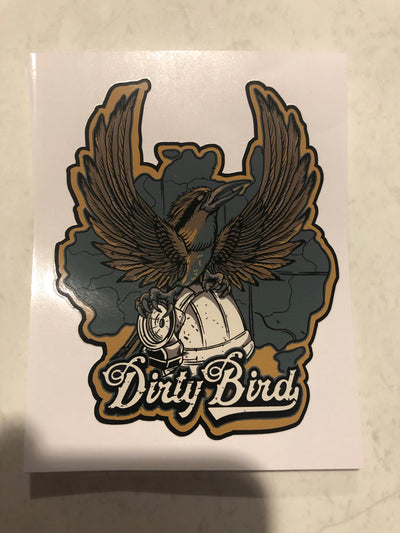 Kookaburra- Dirty Birdy - Sticker