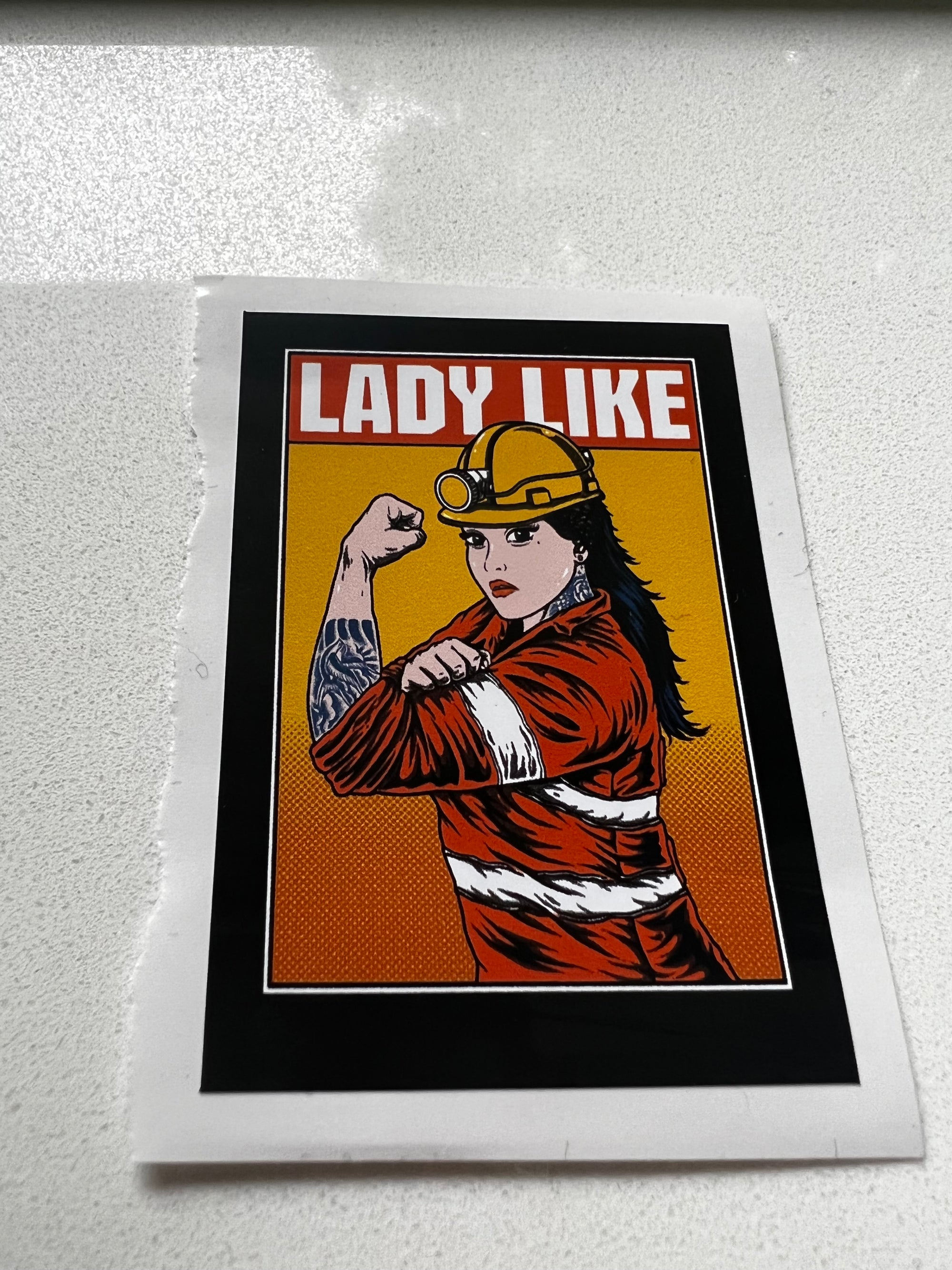 Lady Like Sticker