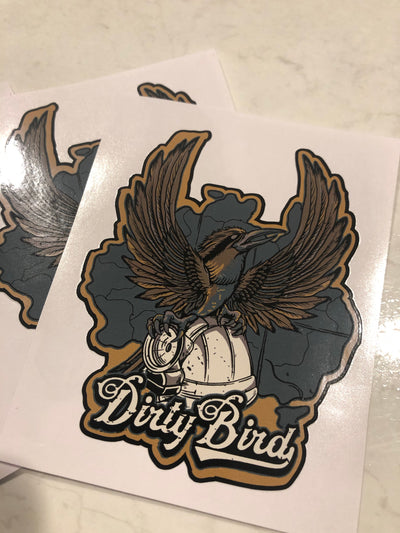 Kookaburra- Dirty Birdy - Sticker