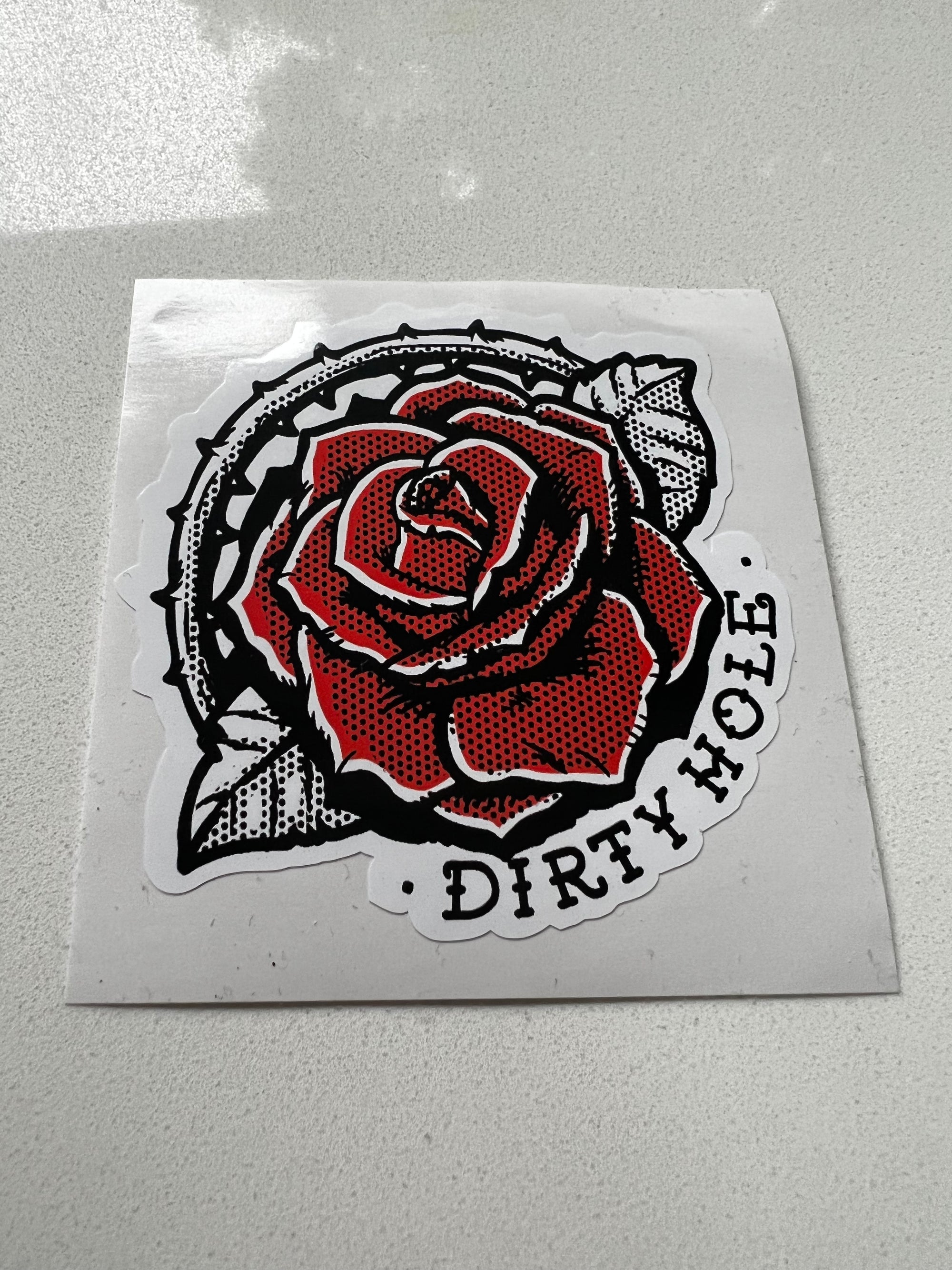 Classic rose sticker